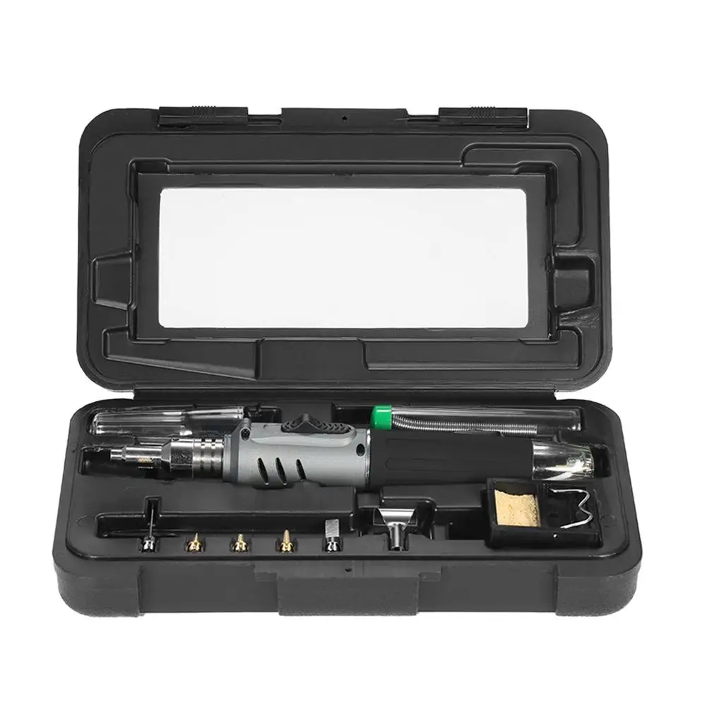 

MeterMall in 1 HS-1115K Soldering Iron Professional Set Butane Gas Soldering Iron Set 26ml Welding Equipment