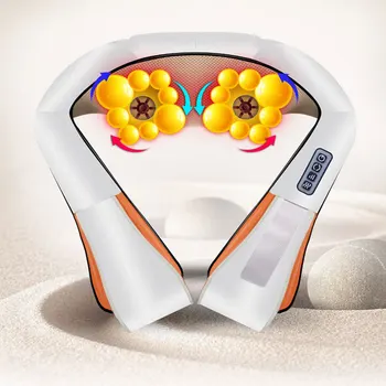 

Household Electric Front Negative Kneading Heating Massage Cervical Vertebra Shoulder 4D Massage Shawl