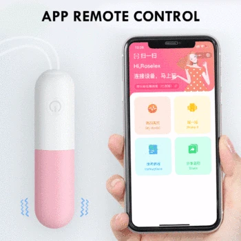 Vibrating Mini Bullet Vibrators 10 Function APP Remote Control Rechargeable Clitoris Stimulator Dildo Vibrator for Women Sex Toy 4