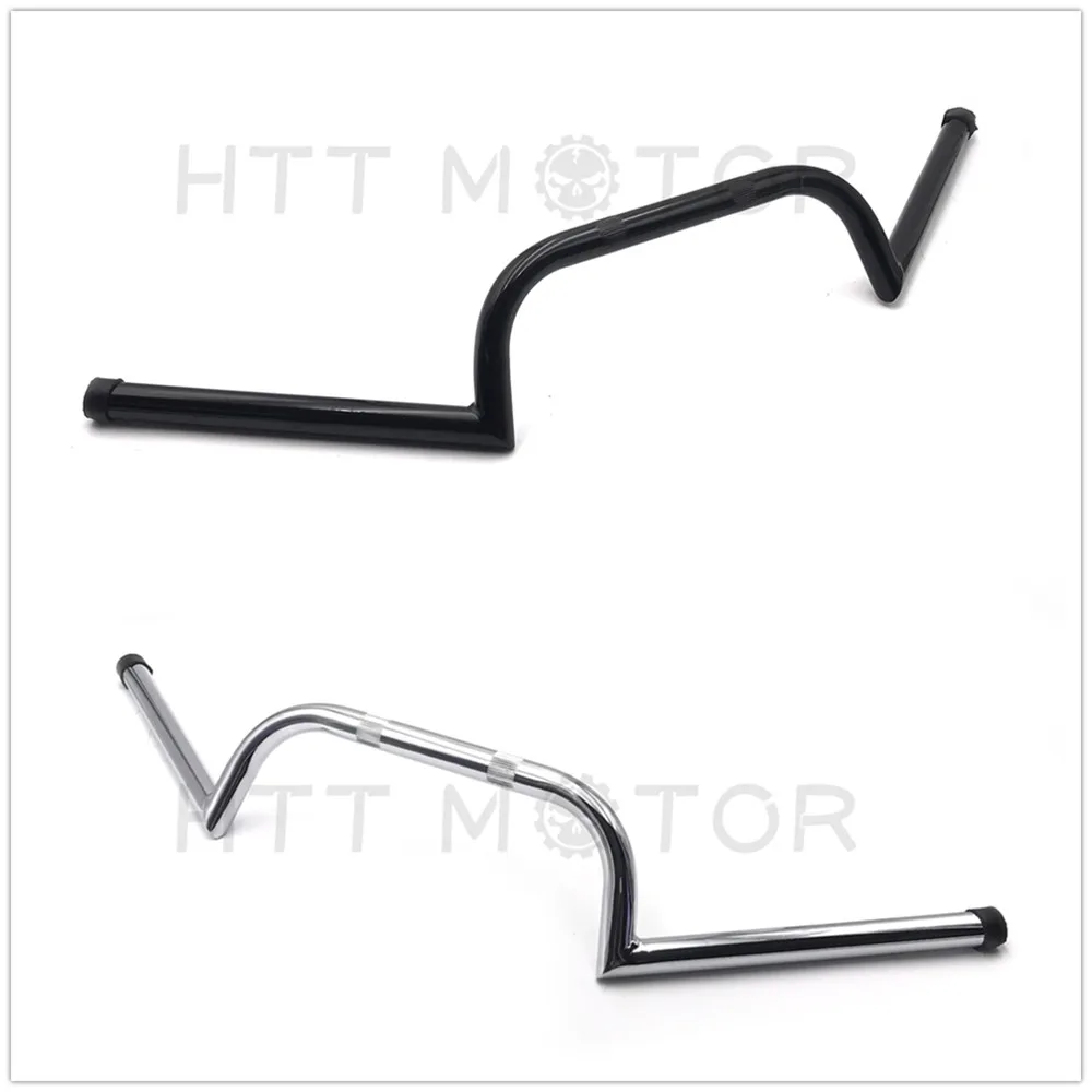 Black 7/8" Bars Cafe Racer Ace Clubman Handlebar For CB500 CB650 CB750