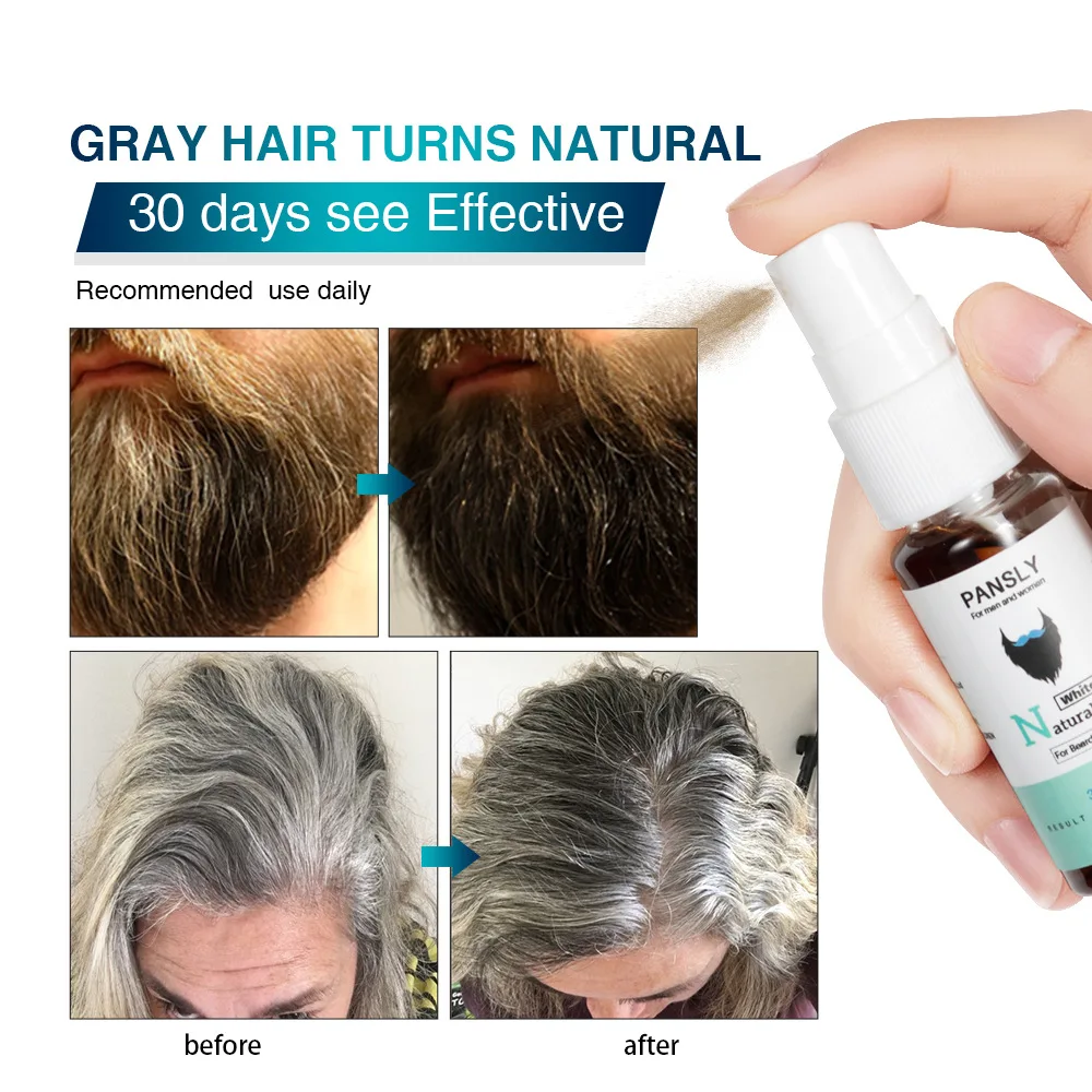 Hair Restore To Natural Hair Color Spray for Unisex Herbal Cure White Gray  Hair Treatment Tonic 1pcs - AliExpress Beauty & Health