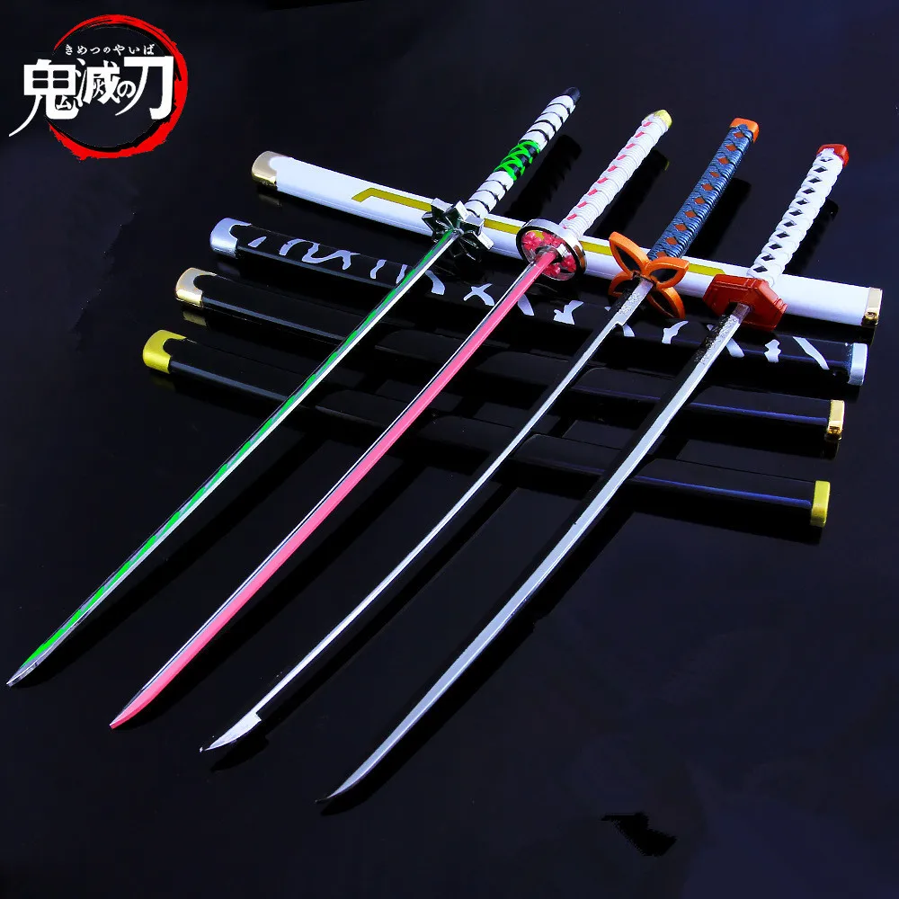 

New Charcoal Ji Lang day ghost out of the blade key chain string of six yue knife with scabbard sword weapon model key chains