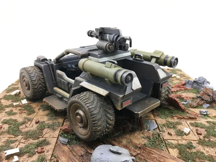 1/25 JOYTOY mecha RHINOCEROS Скаут автомобиль и UNSC девятый Легион солдат фигурка