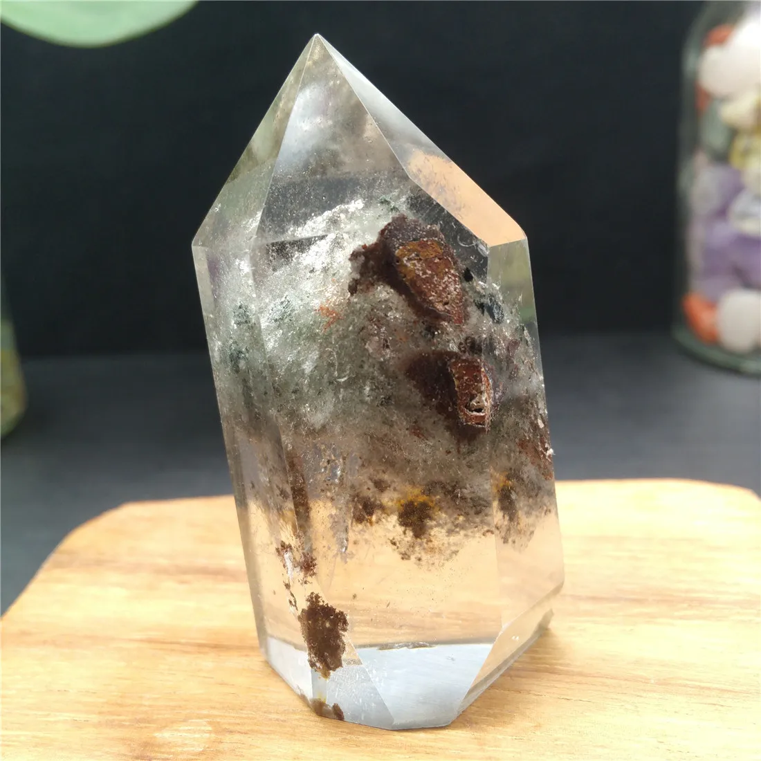 Phantom Himalaya Кристалл Камень Insland кристаллы Wicca Декор Кристальный Пьер Naturelle Cristaux натуральный целебный призрак Кварцевый Подарок