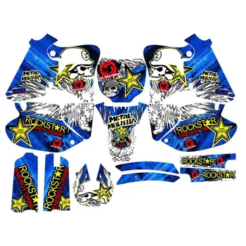 

New Full Graphics Decals Stickers Custom Number Name 3M Matte Waterproof For YAMAHA YZF250 YZF400 YZF426 1998-2002