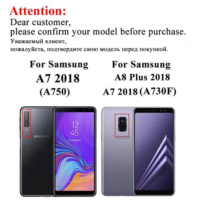 1000 шт полное защитное 9H закаленное стекло для samsung Galaxy A6 Plus A8 A750 A3 A5 A7 протектор экрана