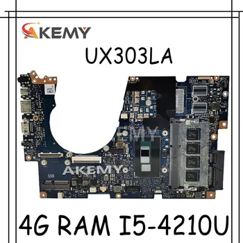 

Akemy UX303LA Laptop motherboard For Asus UX303LA UX303LB UX303LN UX303L UX303 Teste mainboard original 4g RAM I5-4210U