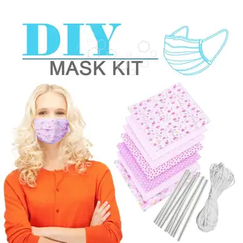 

DIY Colorful Handmade Cloth Face Cover DIY Making A Full Set Of Accessorie Color Handmade Cloth Face Shield Cover Kit