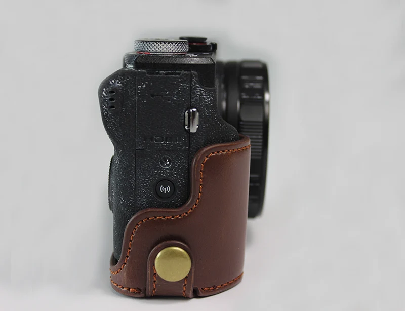 PU кожаный чехол для камеры для Canon G5X Mark II G5XII G5X2 G5XM2 G5 X защитная оболочка с нижним отверстием батареи