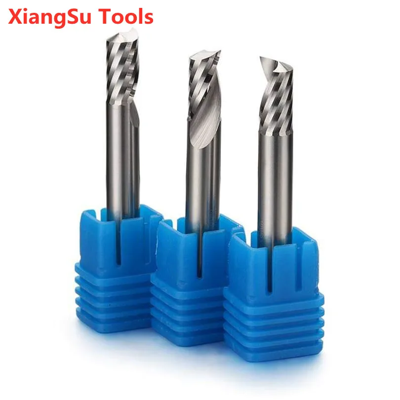 D6-D8-D10mm 1Flute Hrc45 Endmill Carbide Cnc Maching Milling Cutting Tools Acrylic Pvc Wood Plastic Use | Инструменты