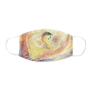 

Phoenix Anime Adult 3D Mouth Face Cover Unisex Cotton Washable Reusable Breathable Face Mouth Cover Mondkapjes Baseball Cap Hat