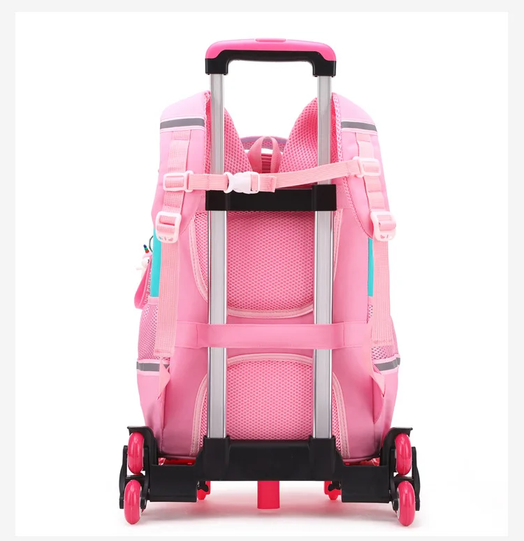 Unicorn Rolling Backpacks Bags for Girls