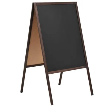 

[ES Warehouse]Standing double-sided board in cedar wood 60x80 cm , Free Shipping Spain Drop Shipping