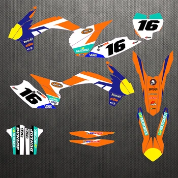 

Motorcycle stickers custom complete tool graphics background decal sticker quantity luster team KTM SXF13-15 EXC XCF 14-16 2014
