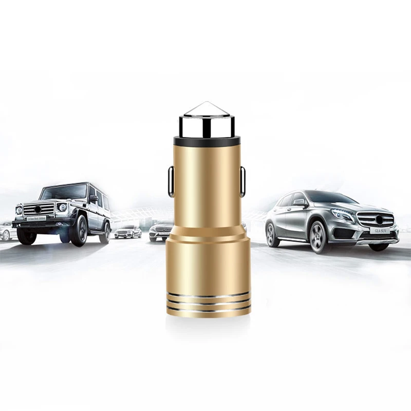 USB зарядное устройство Быстрая зарядка автомобильное зарядное устройство 2A для samsung S8 S9 S10 Xiaomi huawei iPhone 6 6s 7 8 Plus XS зарядное устройство все металлические