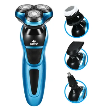 

Washable Electric Shaver 4D Floating Razor Head Rechargeable Shaving Machine Whole Body Washable Beard Trimmer USB Charging 43D