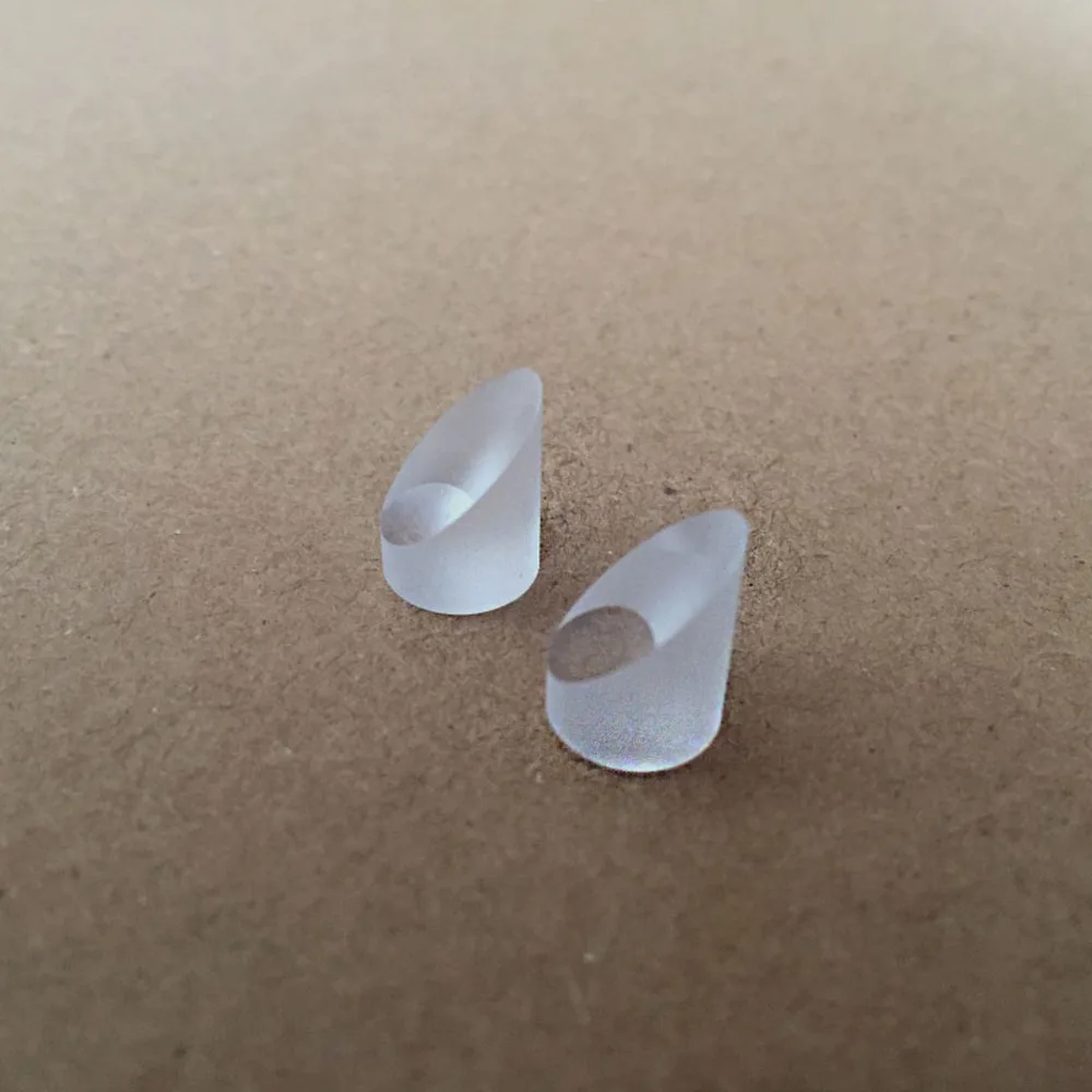 

Optical Glass Lens Wedge Prism with Angle Diameter 9MM Inclined Plane Reflection Right-angle Cylinder
