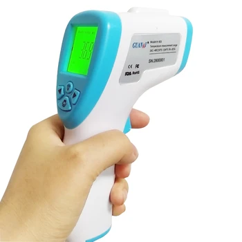 

Non-contact IR Infrared Thermometer Forehead Digital Temperature Measurement LCD Digital Display Fast Measure 32 Memory Groups