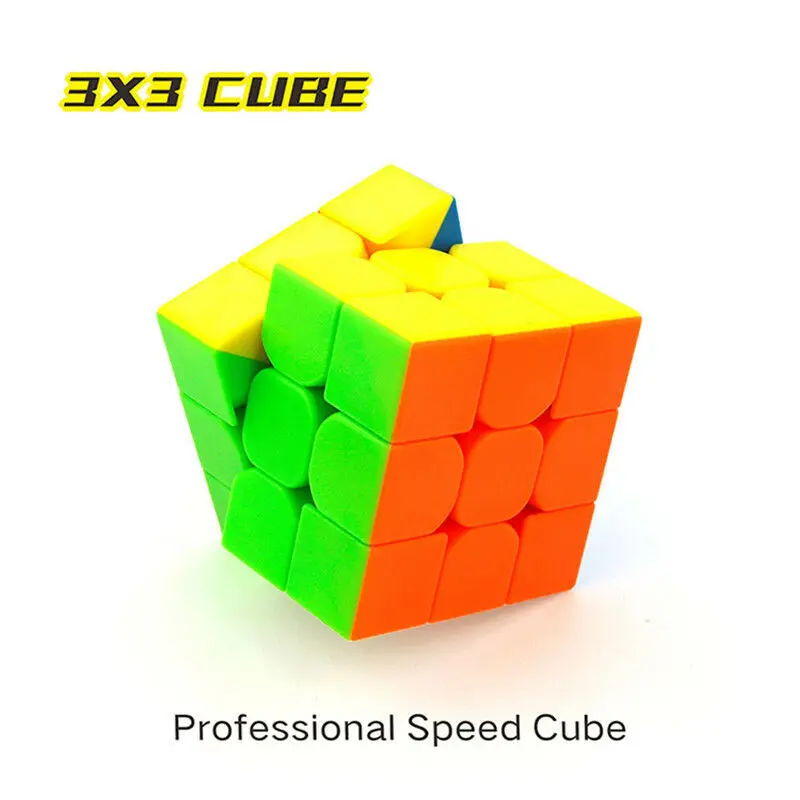 Moyu Speed Cube Bundle Mofangjiaoshi 2x2 3x3 4x4 5x5 Stickerless Magic Cube Set Xmas Gift Kids Child
