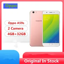 Original Oppo A59S 4G LTE Mobile Phone MTK6750 Octa Core Android 5.1 5.5" IPS 1280x720 4GB RAM 32GB ROM 16.0MP Fingerprint