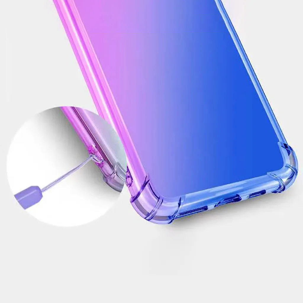 Mosunx для iPhone 11, 5,8 дюймов, ультратонкий градиентный водонепроницаемый защитный чехол с четырьмя углами для iPhone 11, 6,1 Pro, Max, 6,5 Дюймов