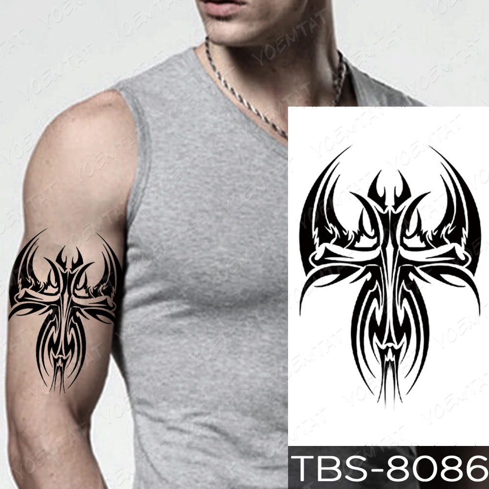 Front Biceps Tattoo Male: The Real Deal on Water-Resistant Temporary Ink for  Bold, Everyday Expression, image size:1000x1000