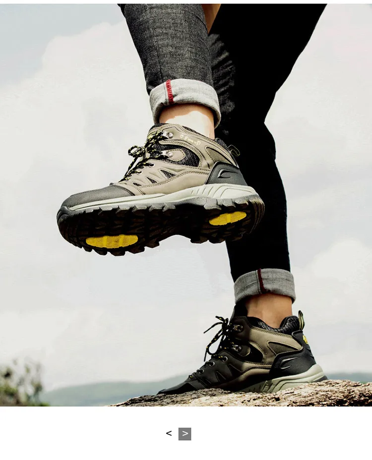 Новинка; Лидер продаж; стильные мужские водонепроницаемые треккинговые ботинки; Легкие дышащие треккинговые ботинки для кемпинга и альпинизма; горные ботинки для мужчин; 방발 YP57