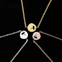 10 милый браслет с птицей уникальный круглый браслет из нержавеющей стали гламурный женский браслет бижутерия в подарок на Рождество