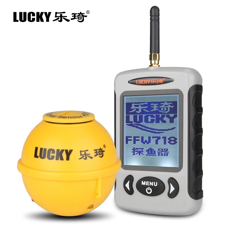 

FFW718LA Wireless Portable Fish Finder 45M/135FT Sonar Depth Sounder Alarm Ocean River Lake