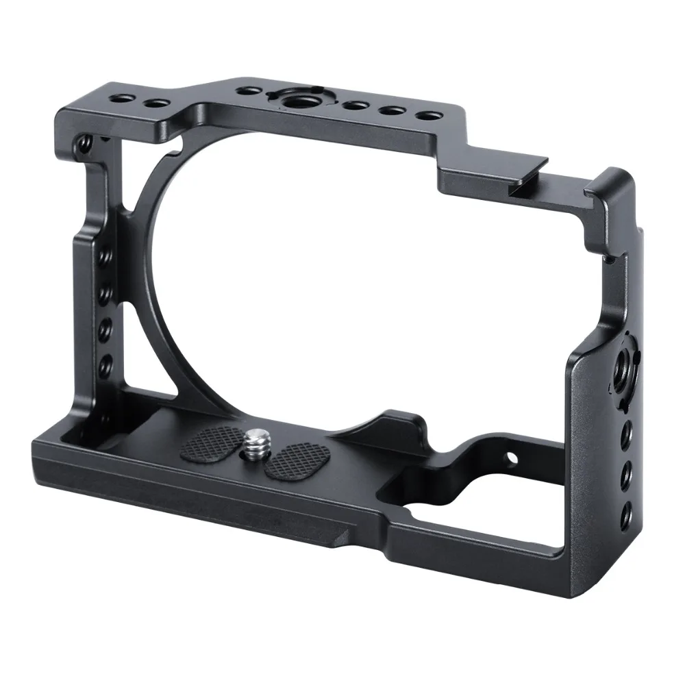 Only Cage UURIG R009 деревянная рукоятка для sony A6400 A6300 металлическая клетка A6400 камера клетка стабилизатор аксессуары для зеркальных фотоаппаратов - Цвет: Only Cage