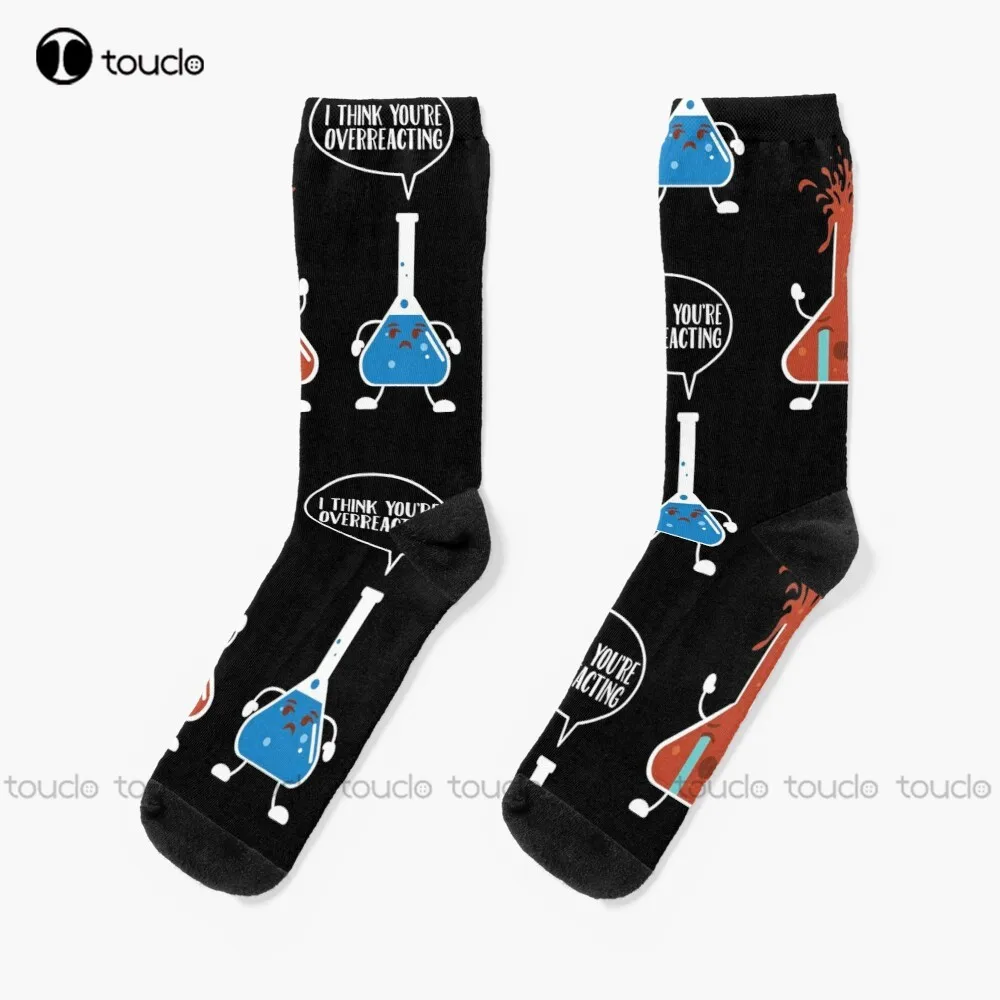 

Funny Nerd Chemistry Chemist Science Gift Socks Men'S Athletic Socks Personalized Custom Unisex Adult Teen Youth Socks