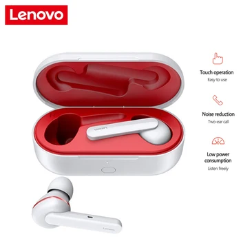 

Lenovo HT28 TWS True Wireless Earphone Deep Bass Earbuds Stereo Touch Control Auto Connect IPX4 Waterproof Earphone