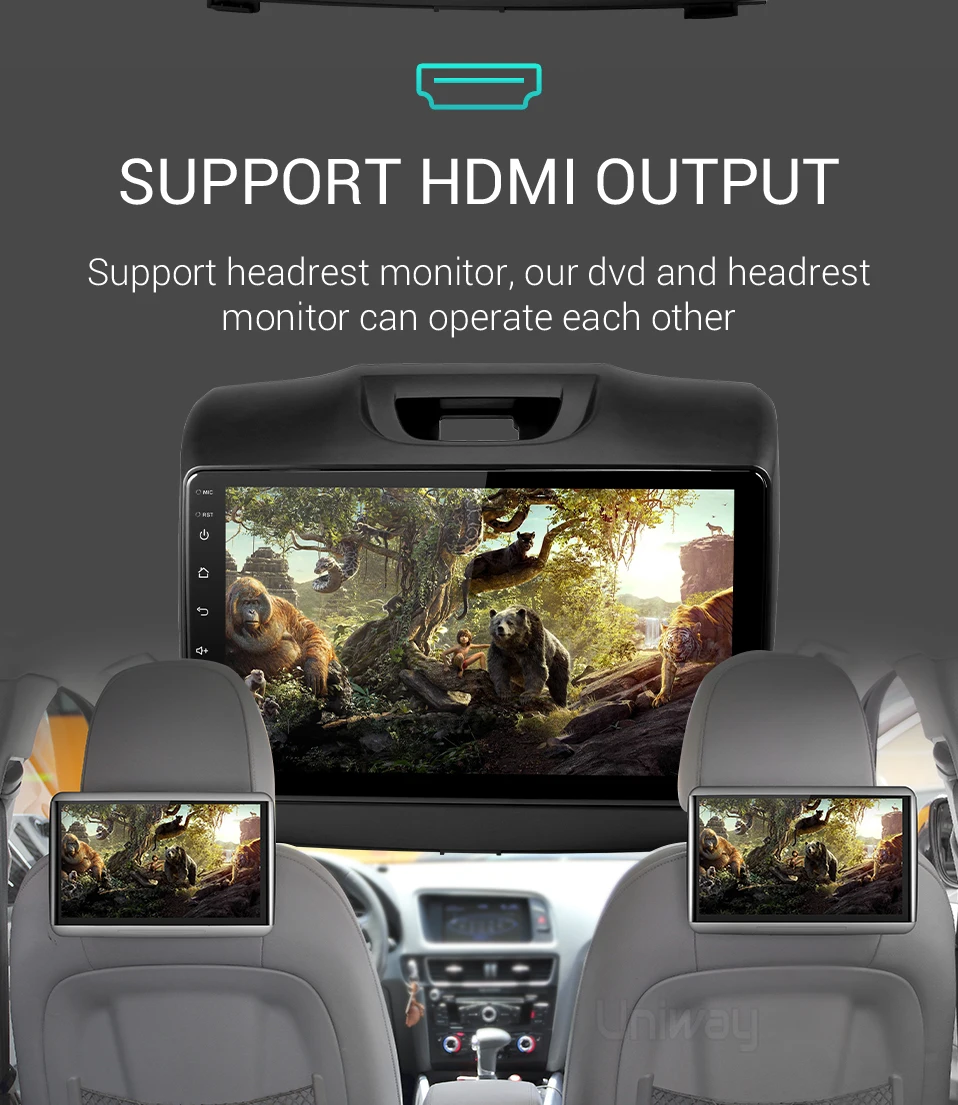 Uniway PX6 android 9,0 автомобильный dvd для Chevrolet S10 ISUZU D-MAX- Автомобильный gps навигатор с рулевым колесом навигация gps