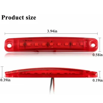 

Marker Side marker light Clearance 9-LED Side Light Waterproof ABS 10pcs