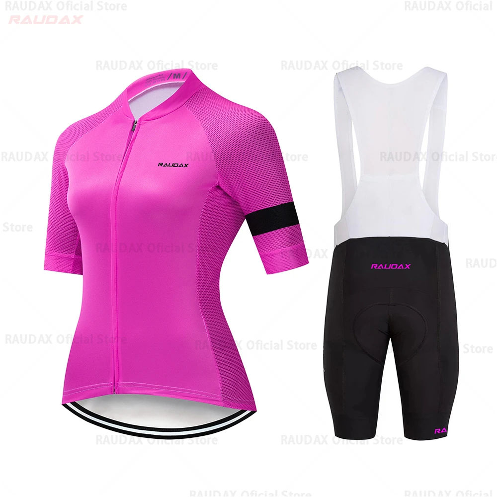 Bib cycling set Велосипедная одежда Джерси Набор женский летний Велоспорт Джерси короткий рукав Ropa Ciclismo дорожный велосипед Джерси MTB велосипедная одежда - Цвет: Bib cycling set