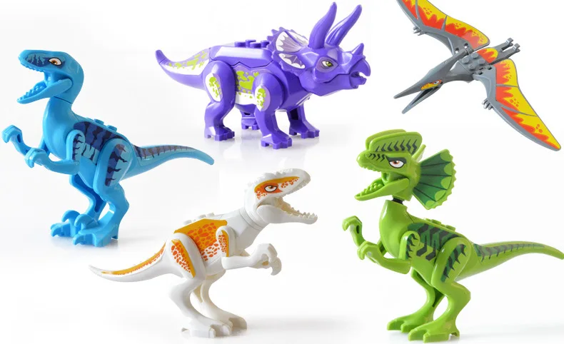 Cross Border Dinosaur World Model Assembled Dinosaur Model Children Boys And Girls Educational ENLIGHTEN Building Blocks Toy