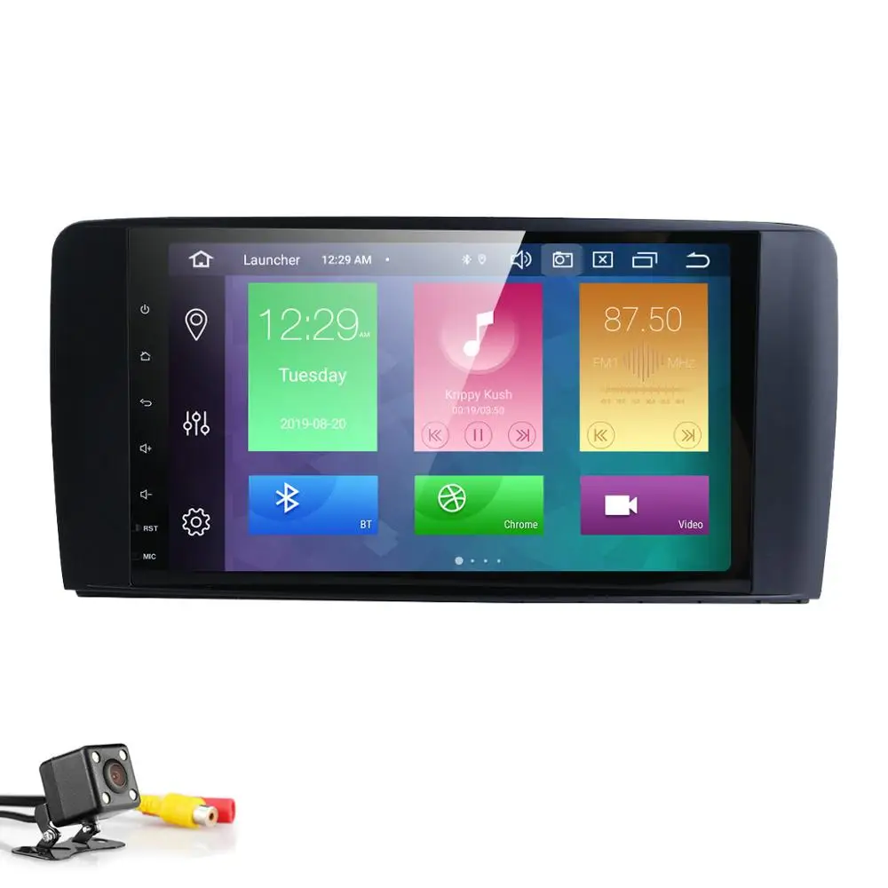 Camera4 Android 9,0 4G 64G Автомобильный gps для Mercedes Benz ML GL W164 ML350 ML500 GL320 X164 ML280 GL350 GL450 Радио Стерео навигация без DVD - Цвет: Camera4