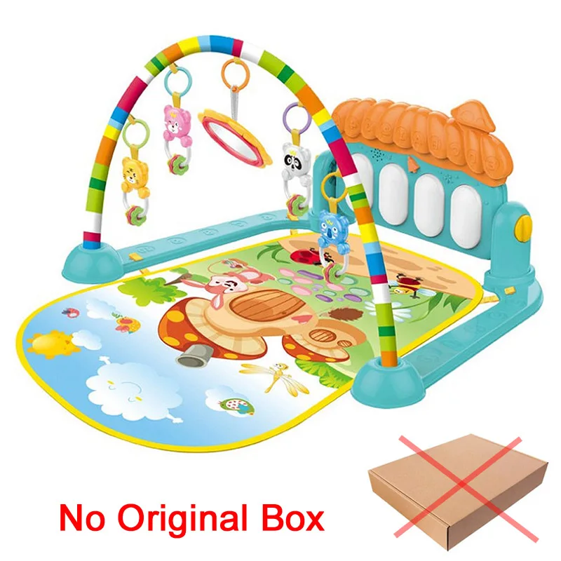 1PCS No original box Детский игровой коврик Детские развивающие игры коврик пазл ковер с клавиатурой пианино и милым животным ковриком детский ползающий коврик развивающие игрушки - Цвет: 1PCS No original box