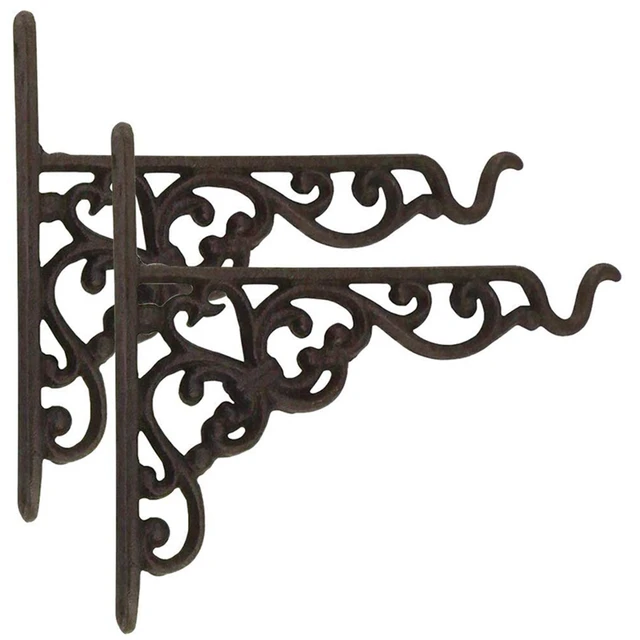 Cast-Iron Bird Plant Hanger  Plant hanger, Wrought iron hooks, Iron decor