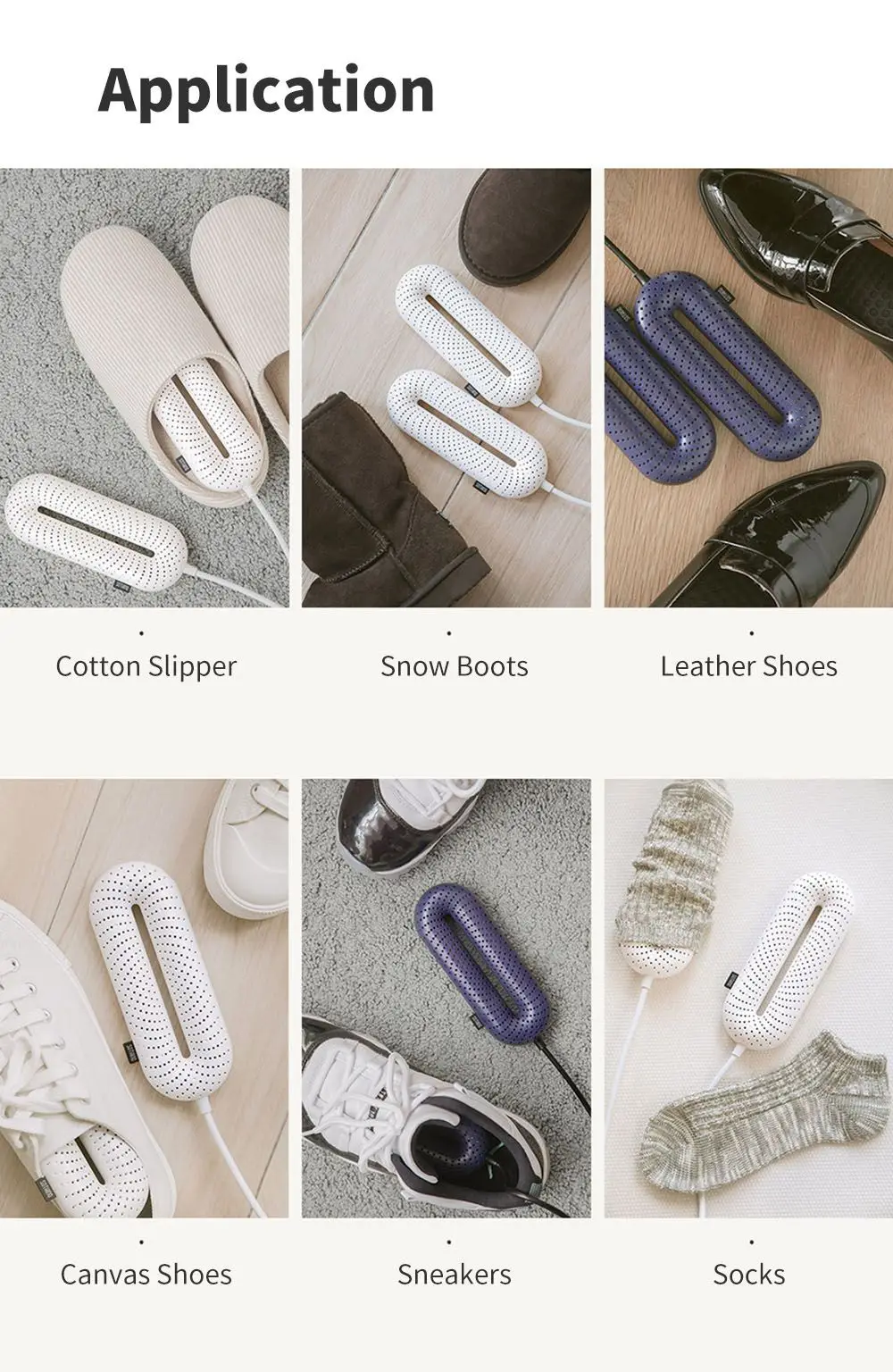 Youpin Zero-One Портативный бытовой Электрический Стерилизации обуви сушилка для обуви УФ постоянная температура сушки дезодорирования
