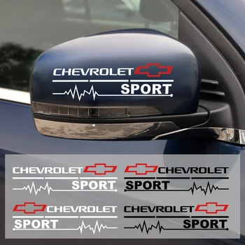 

2PCS Car Styling Side Rear View Mirror Front Bumper Sticker For Chevrolet cruze captiva lacetti aveo niva trax onix accessories