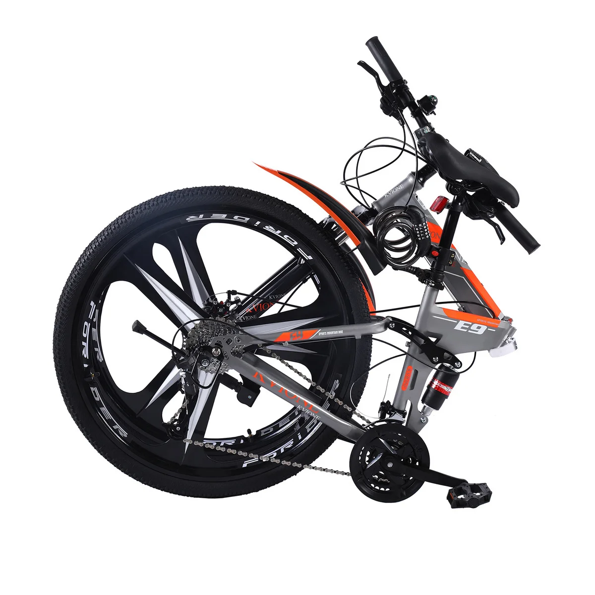 Top KVIONE E9 Mountain Bike 29 Inches 27 Speed for Men Women MTB Road Bicycle with High-carbon Steel Folding Bike Boys Bike 2 Top KVIONE E9 Mountain Bike 29 Inches 27 Speed for Men Women MTB Road Bicycle with High-carbon Steel Folding Bike Boys Bike 2