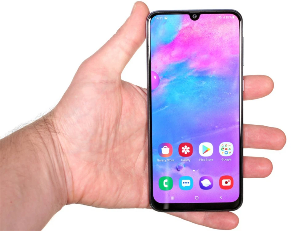 Samsung Galaxy A40s 4G LTE Android мобильный телефон Octa Core 6," Dual SIM 3 задние камеры ram 6 ГБ rom 64 Гб Exynos