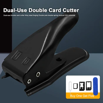 

Multifunction 2 in 1 Nano Micro SIM Card Cutter Cutting Tool for Apple iPhone Nokia Samsung Smartphones Accessories
