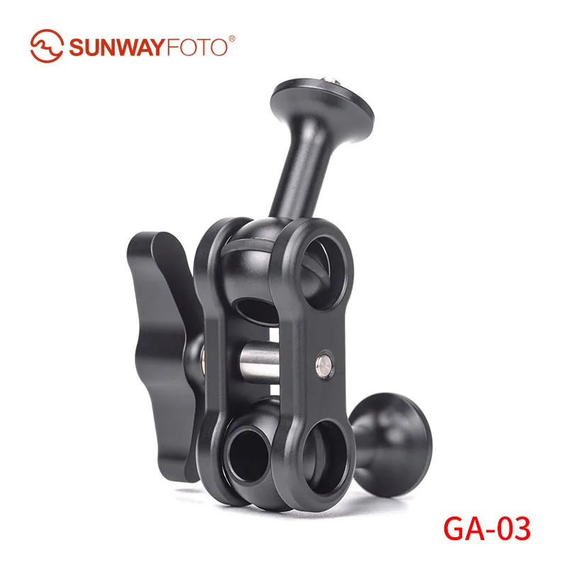 

SUNWAYFOTO GA-02 GA-03 magic arm gimbal mini ball video head tripod go pro osmo action camera monitor accessories head