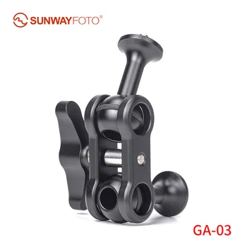 

SUNWAYFOTO GA-02 GA-03 magic arm gimbal mini ball video head tripod go pro osmo action camera monitor accessories head