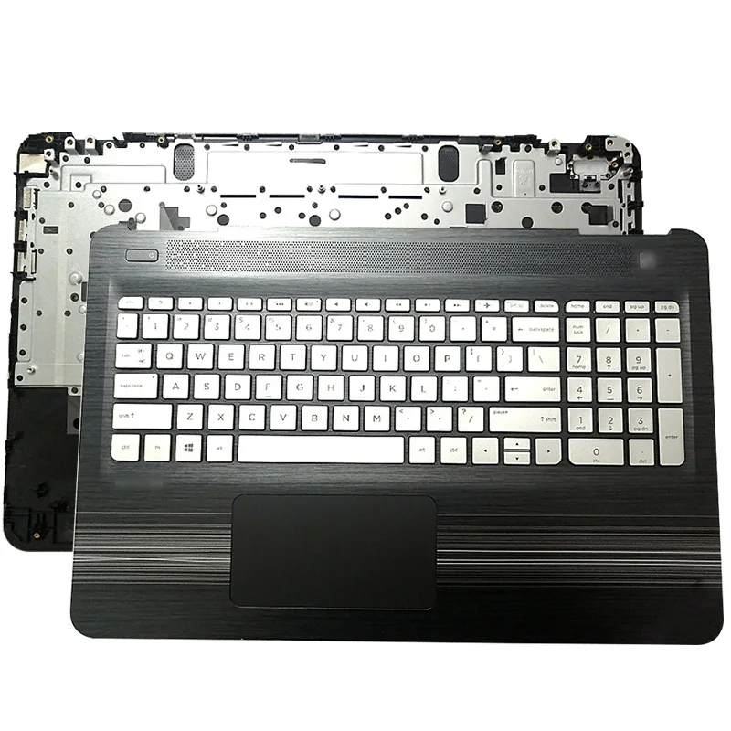 

95% NEW Laptop Palmrest Upper Case US Backlit Keyboard Touchpad For HP Pavilion 15-BC 15-BO Series 858971-001