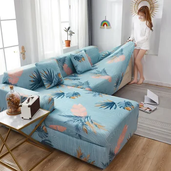 

Sofa Cover Set Polyester Recliner Cover All-inclusive Elasticity Stretch Sofa Towel Slipcover Loveseat Cover Furniture L Shape