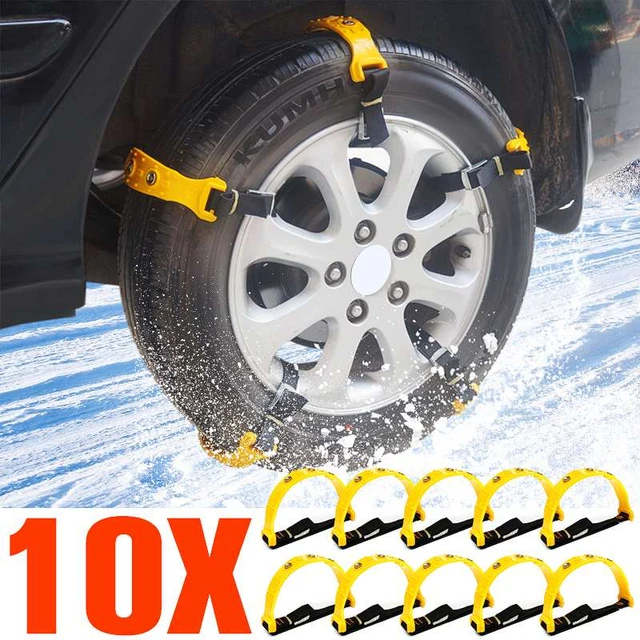 Schnee Ketten Auto Anti Slip Schnee Reifen Ketten Einstellbar Anti-Skid  Ketten Auto Reifen Schnee Ketten für Auto/SUV/Lkw Reifen - AliExpress