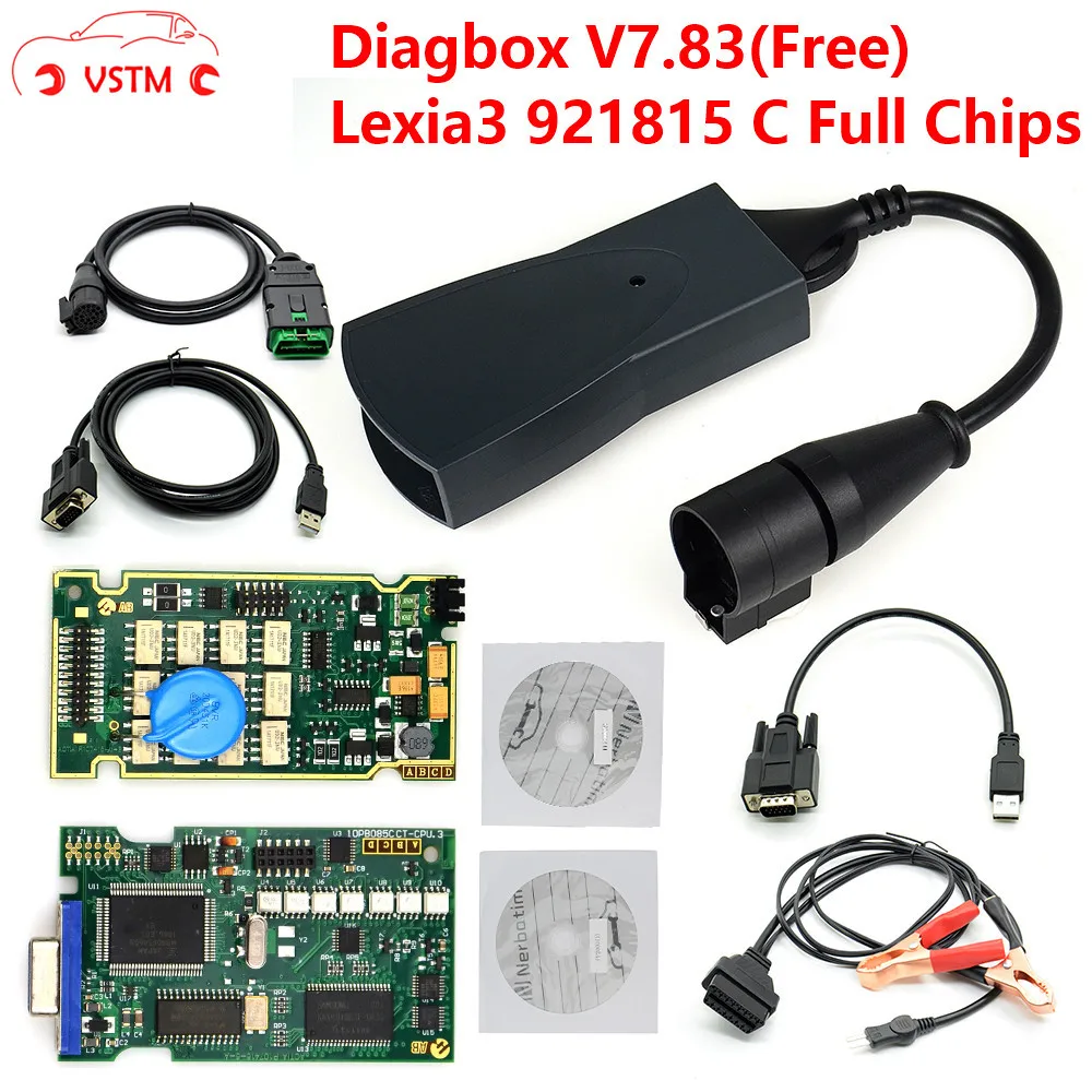Диагностический сканер Lexia 3 PP2000 для диагностики полный чип Diagbox V7.83 с прошивкой